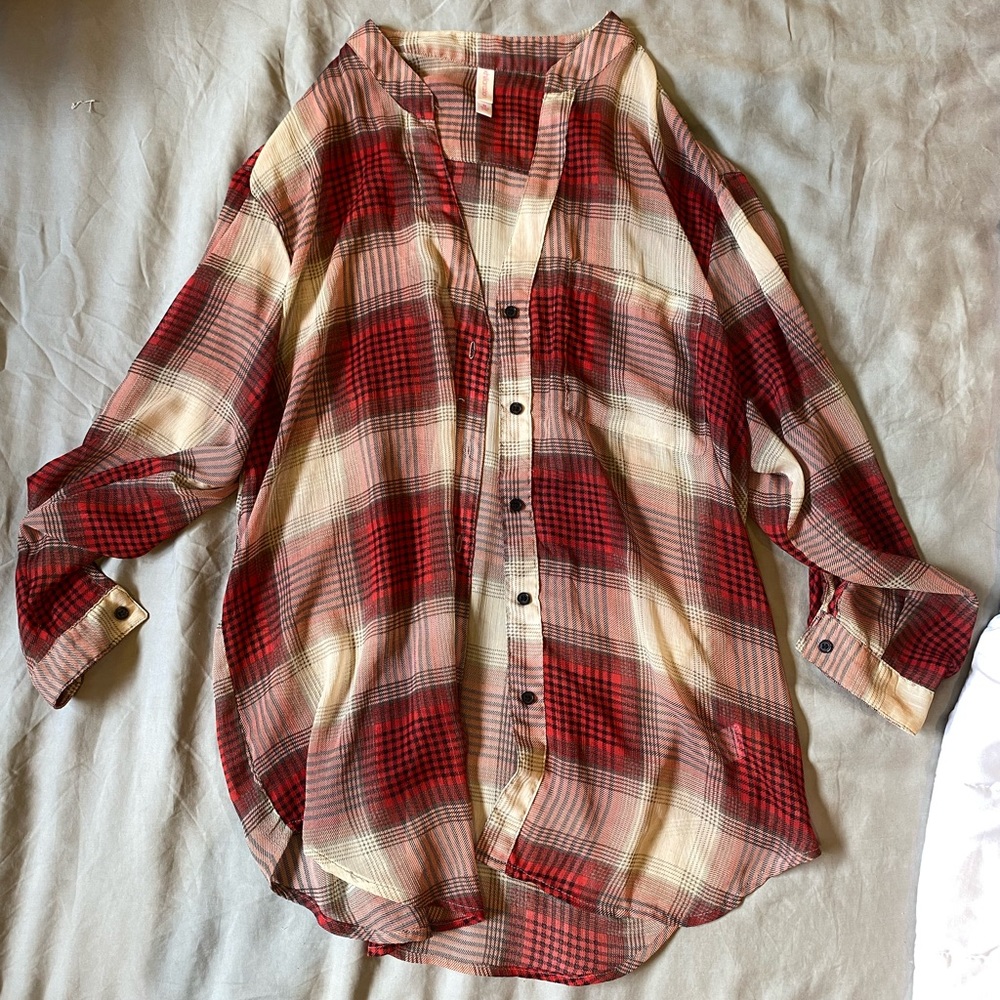 Sheer flannel